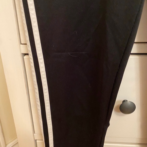 Adidas black track pants skinny zipper detail - Picture 4 of 4